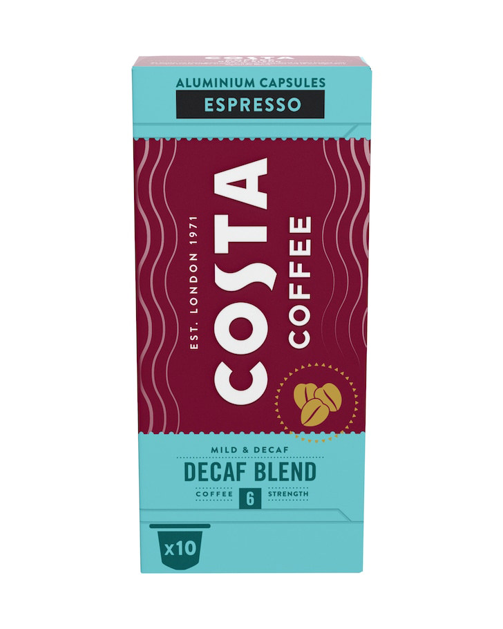 Costa Coffee - Decaf Blend Espresso - Coffee capsules - Luca
