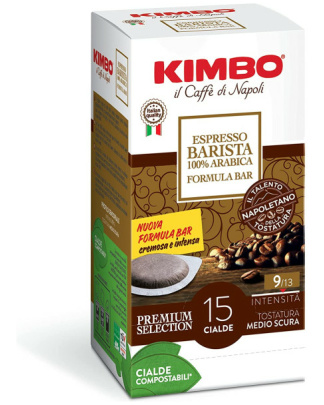 KIMBO Pads Espresso Barista 100% Arabica - 15er Pack