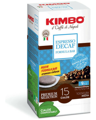 KIMBO Pads Espresso Decaffeinato - 15er Pack