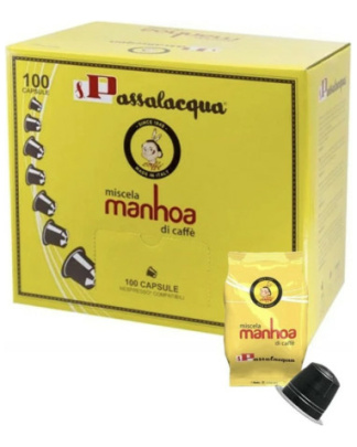 Passalacqua Manhoa – 100 Kapseln | Kompatibel mit Nespresso®