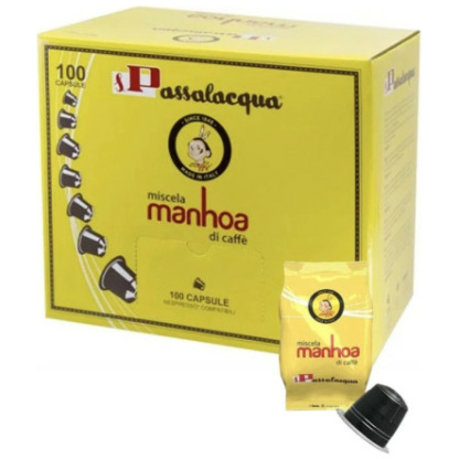 Passalacqua Manhoa – 100 Kapseln | Kompatibel mit Nespresso®