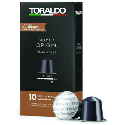 Caffè Toraldo Miscela Origini – 10 Kapseln Nespresso® kompatibel (Aluminium)