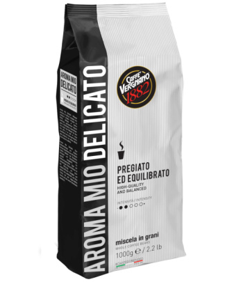 Vergnano Aroma Mio Delicato – 1 kg ganze Bohnen