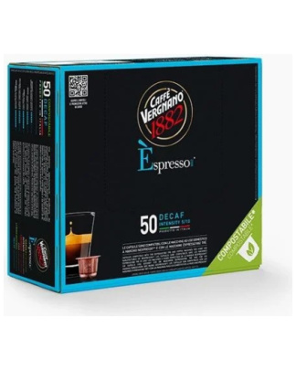 Vergnano Espresso Dek – 50 kompostierbare Kapseln