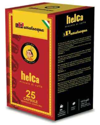 Passalacqua Helca Kapseln – 25 Stück | Kompatibel mit Nespresso®
