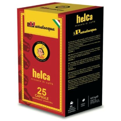 Passalacqua Helca Kapseln – 25 Stück | Kompatibel mit Nespresso®