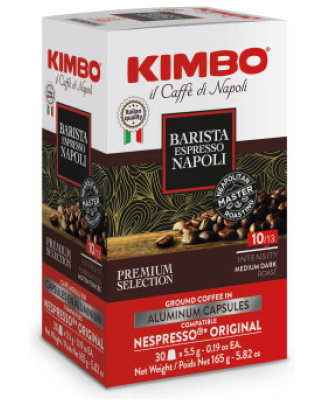 Kimbo Aluminium Barista Espresso Napoli – 30 Kapseln Nespresso® kompatibel*