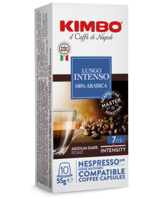 Kimbo Lungo Intenso – 10 Kapseln Nespresso®-kompatibel