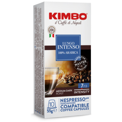Kimbo Lungo Intenso – 10 Kapseln Nespresso®-kompatibel