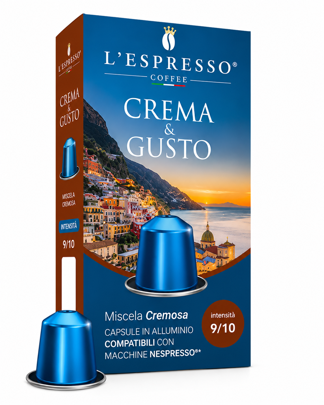 L’Espresso – Aluminiumkapseln Crema e Gusto
