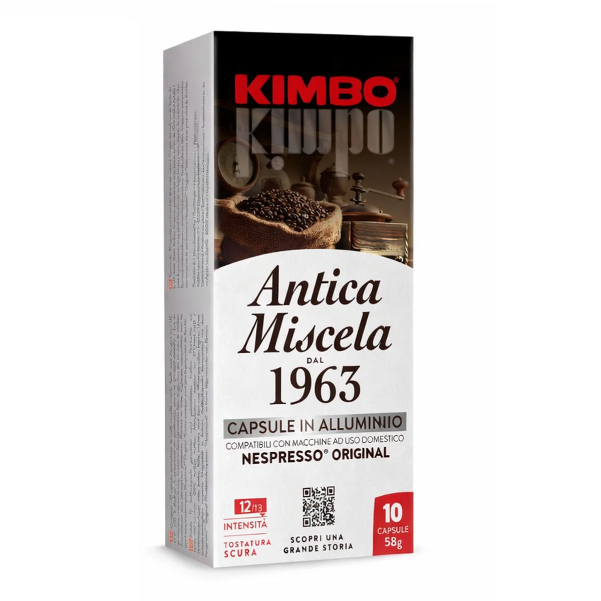 Kimbo – Aluminiumkapseln Antica Miscela