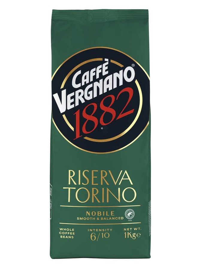 Caffè Vergnano Kaffeebohnen Riserva Torino Nobile RFA 1000 g