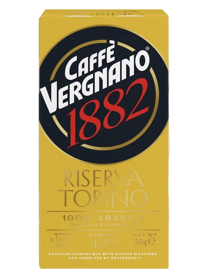 Caffè Vergnano Riserva Torino Arabica Kapseln 10 Stk.