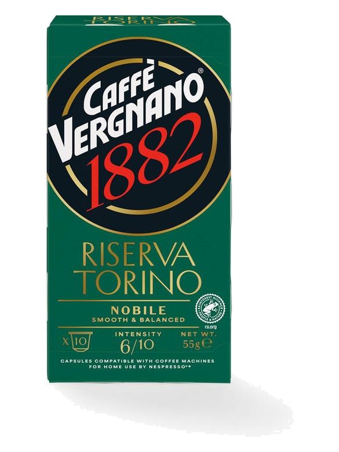 Caffè Vergnano Riserva Torino Nobile RFA Kapseln 10 Stk.